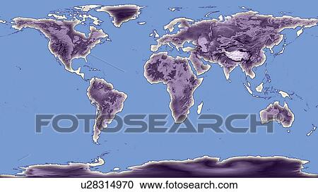 World Map Illustration View Large Photo Image Stock Image - World Map Illustration. Fotosearch
