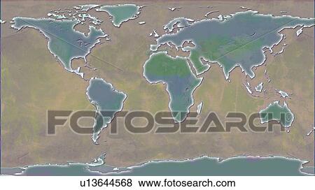 World Map Illustration View Large Photo Image Stock Photo - World Map Illustration. Fotosearch