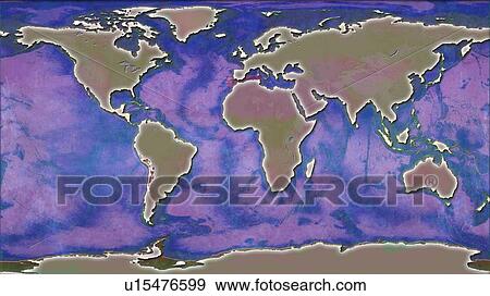 World Map Illustration View Large Photo Image Stock Photo - World Map Illustration. Fotosearch