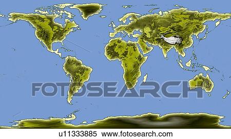 World Map Illustration View Large Photo Image Stock Photography - World Map Illustration. Fotosearch