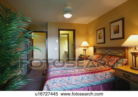 Stock Photography - A bedroom. Fotosearch