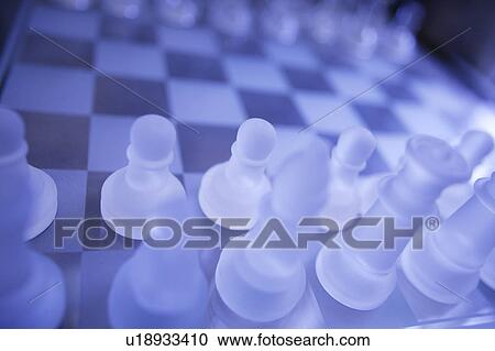 Stock Image - A chess game. Fotosearch