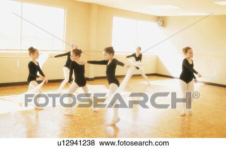 A dance class View Large Photo Image Stock Photo - A dance class. Fotosearch
