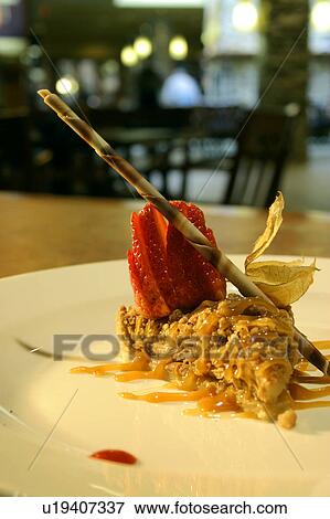 Stock Photo - A fancy dessert. Fotosearch