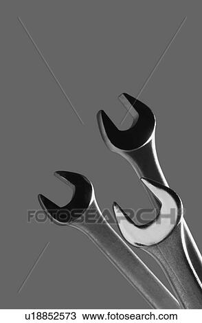 Stock Image - A group of wrenches. Fotosearch