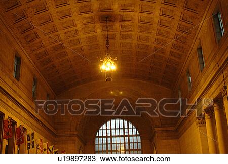 Stock Image - A high ceiling. Fotosearch