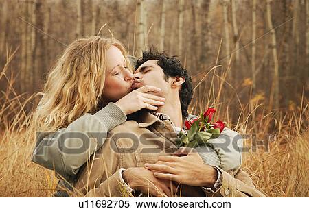 Stock Photography - A kiss. Fotosearch