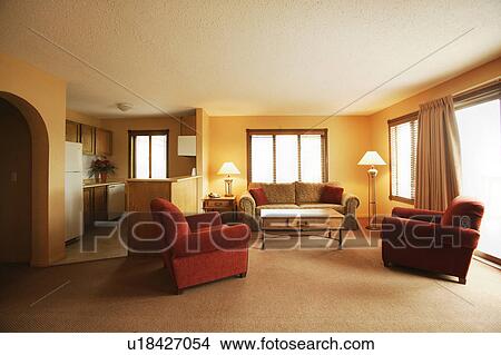 Picture - A living room. Fotosearch