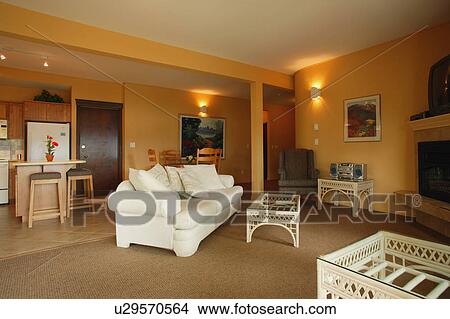 Picture - A living room. Fotosearch