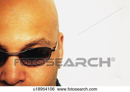 Stock Photograph - A man's face. Fotosearch