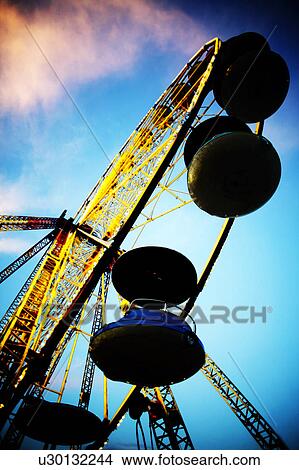 Picture - A ride at an amusement park. Fotosearch