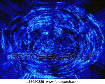 Stock Photography - A swirl and a blob. Fotosearch