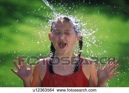 Picture - A wet surprise. Fotosearch