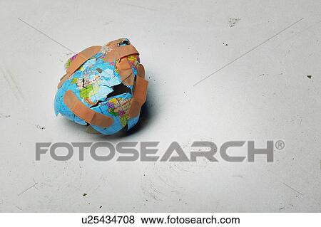 Stock Photo - A world in need of repair. Fotosearch