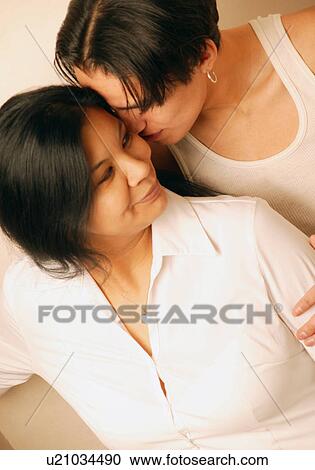 Stock Image - Affectionate couple. Fotosearch