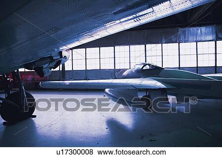 Stock Photo - Aircraft hangar. Fotosearch