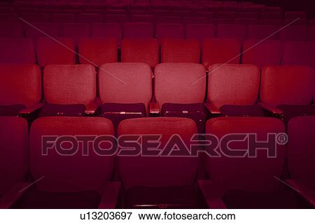 Stock Photo - An empty room of chairs. Fotosearch
