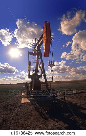 Stock Photography - An oil derrick. Fotosearch