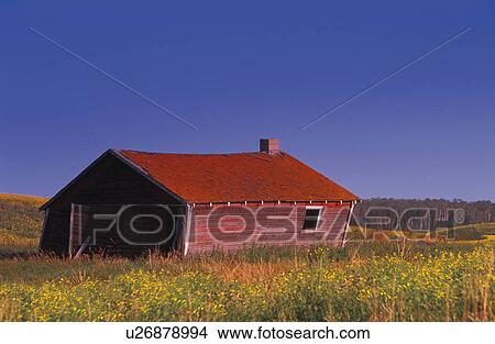 Picture - An old farm building. Fotosearch