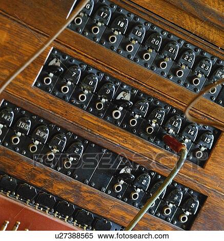 Stock Photography - An old switchboard. Fotosearch