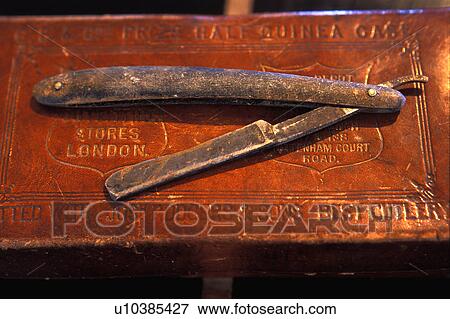 Stock Photo - Antique shaving blade. Fotosearch