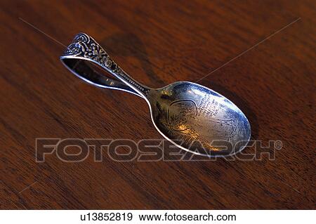 Antique spoon View Large Photo Image Stock Photo - Antique spoon. Fotosearch