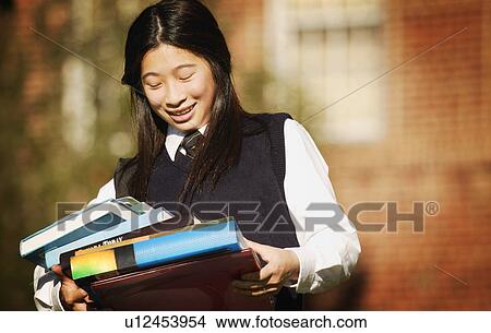 Asian schoolgirl View Large Photo Image Picture - Asian schoolgirl. Fotosearch