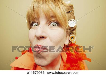 Auntie wants a kiss View Large Photo Image Stock Photograph - Auntie wants a kiss. Fotosearch