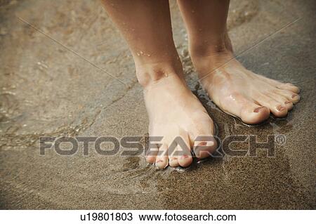 Barefoot on the beach View Large Photo Image Stock Image - Barefoot on the beach. Fotosearch