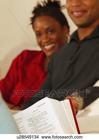 Picture - Bible study. Fotosearch