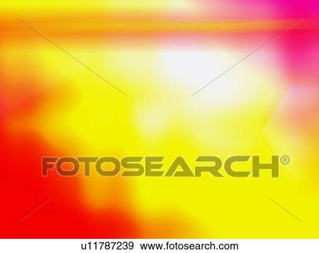 Stock Photo - Brilliant yellow red and pink computer generated design. Fotosearch