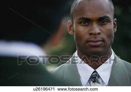 Stock Image - Businessman conversation. Fotosearch