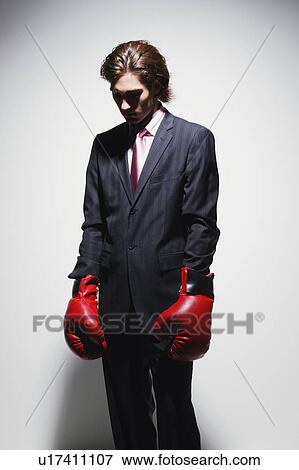 Stock Photo - Businessman put up a good fight. Fotosearch