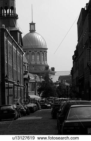 Stock Photo - Busy street in Montreal. Fotosearch
