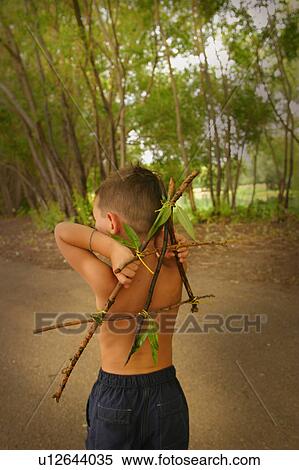 Stock Photography - Child playing outside. Fotosearch
