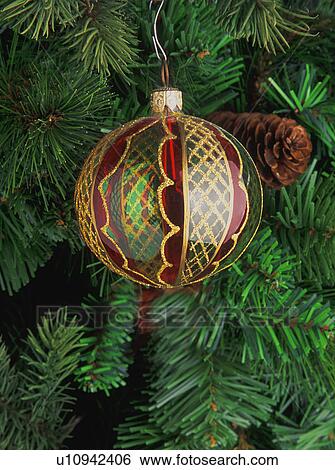 Stock Photograph - Christmas tree ornament. Fotosearch