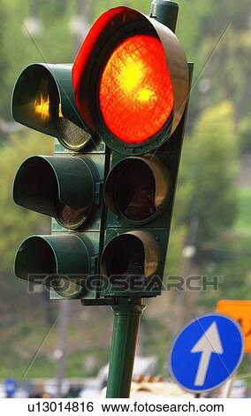 Close-Up of Traffic Light Rome Italy View Large Photo Image Stock Photograph - Close-Up of Traffic Light Rome Italy . Fotosearch