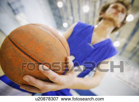 Stock Photo - Closeup of a basketball. Fotosearch