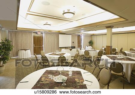 Stock Photograph - Conference center. Fotosearch