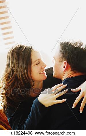 Stock Photo - Couple embracing. Fotosearch