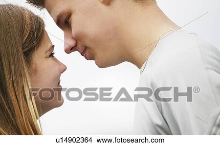 Couple making up View Large Photo Image Picture - Couple making up. Fotosearch