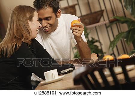 Couple spending morning together View Large Photo Image Stock Image - Couple spending morning together. Fotosearch