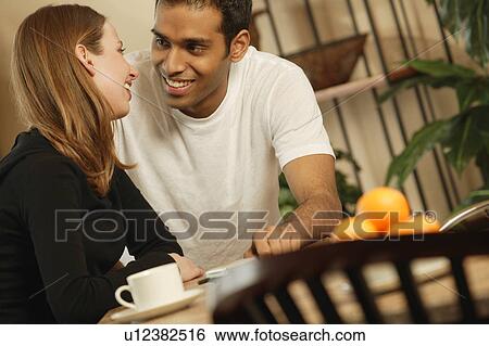 Couple spending morning together View Large Photo Image Stock Photograph - Couple spending morning together. Fotosearch