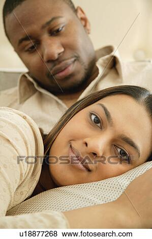 Stock Photo - Couple spending time together. Fotosearch