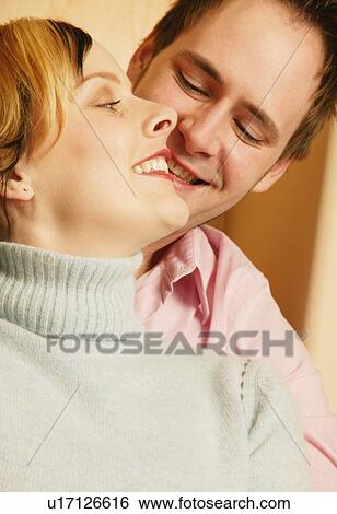 Stock Photograph - Couple talk. Fotosearch