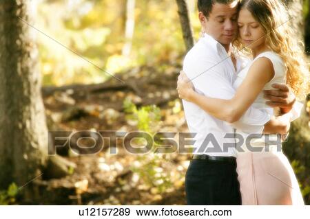 Couple together in nature View Large Photo Image Stock Photo - Couple together in nature. Fotosearch