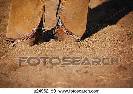 Stock Photo - Cowboy's feet. Fotosearch