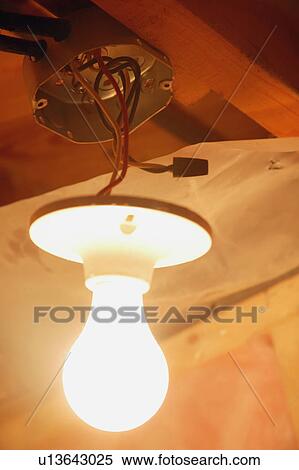Damaged light fitting View Large Photo Image Stock Photography - Damaged light fitting. Fotosearch