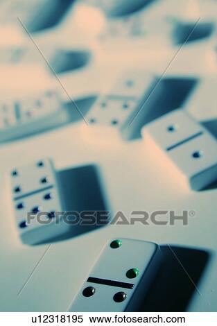 Stock Photography - Domino pieces. Fotosearch