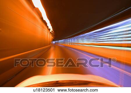 Driving through a tunnel View Large Photo Image Stock Image - Driving through a tunnel. Fotosearch